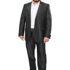 Traje vaquero largo color negro